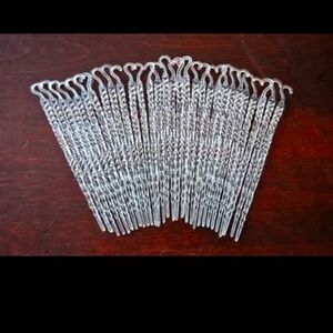 Set of Vintage Santas World Kurt S Adler Icicles Ornaments (30), clear, plastic